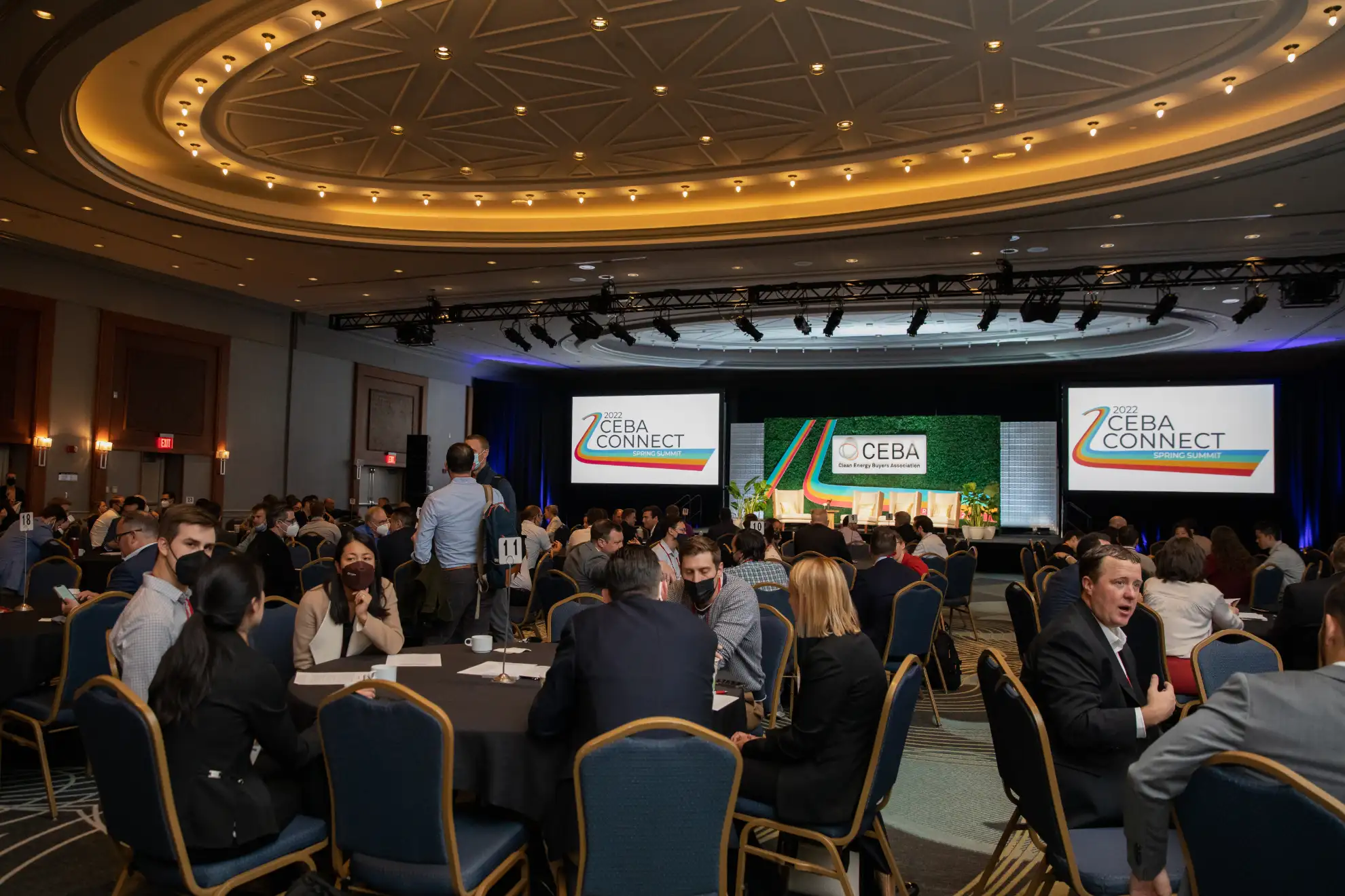 Photo of people attending the CEBA Connect Conference.
